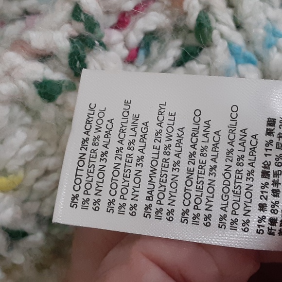 ANTHROPOLOGIE A Chunky Loose Weave *Alpaca Blend Boatneck Jumper Size Small - Picture 9 of 9